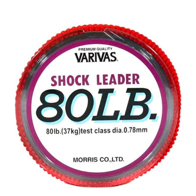Varivas Nylon Monofilament Shock Leader | 50Mt / 55Yd | Misty Grey | - Fishermanshub0.78MM | 37Kg (80.0Lb)