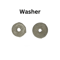 Washer Fishing Sinker Weights | Fishing Weights | 20 Gm , 30 Gm | 5 Pcs Per Pack | 10 Pcs Per Pack | - Fishermanshub20Gm5