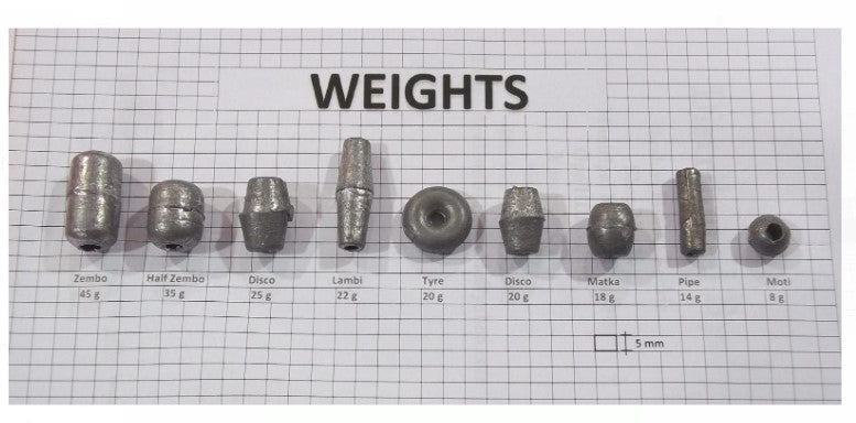 Matka Fishing Sinker | Fishing Weights | 18 Gm | 5 Pcs Per Pack| 10 Pcs Per Pack | - Fishermanshub18Gm5