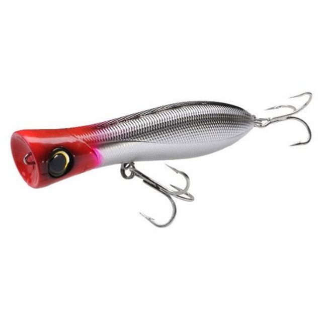 Yo - Zuri Bull Pop Hard Lure | Popper | Floating | 15 Cm | 70 Gm | - FishermanshubRed Head (CRH)