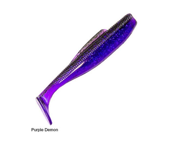 ZMan DieZel MinnowZ Soft Lures | 4 Inch | 5 Pcs Per Pack - FishermanshubPURPLE DEMON