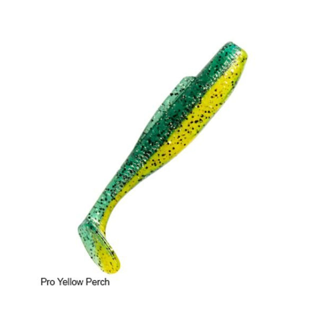 ZMan DieZel MinnowZ Soft Lures | 5 Inch | 4 Pcs Per Pack - FishermanshubPRO YELLOW PERCH