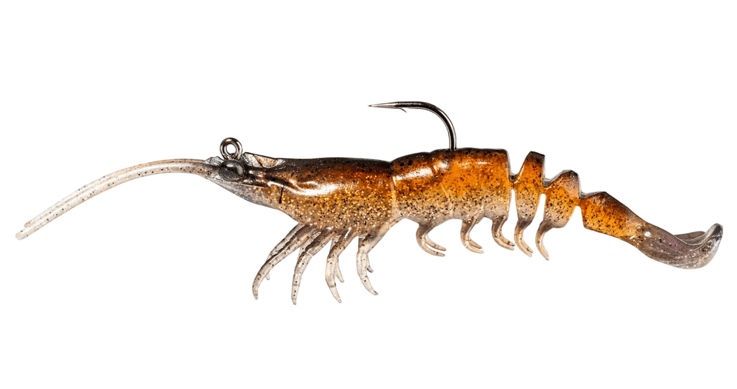 ZMan Prawn StarZ Soft Plastic Baits | 5 Inch | 1 Pc Per Pack | - FishermanshubBrown Shrimp