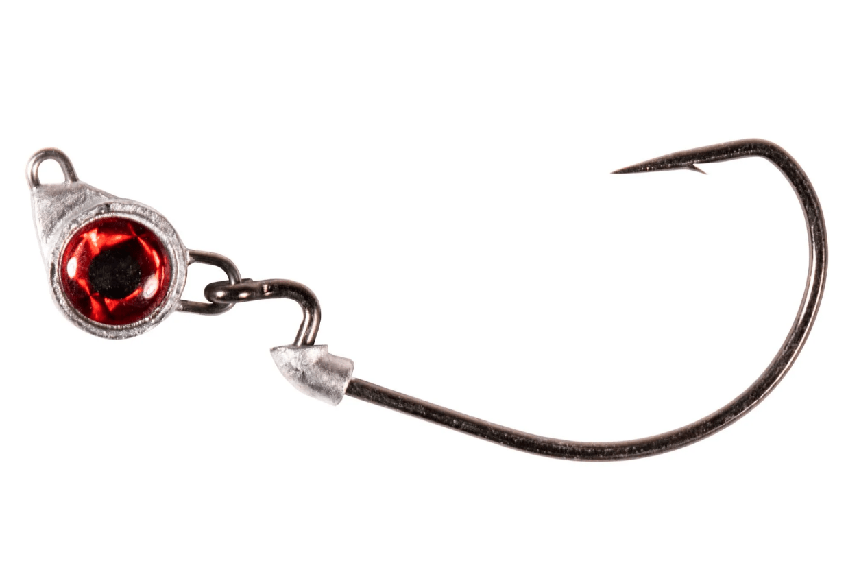 ZMan Texas Eye TeXL Jig Heads | Red | 14 Gm | 1/2 Oz | 2 Pcs Per Pack | - Fishermanshub14Gm - 1/2Oz