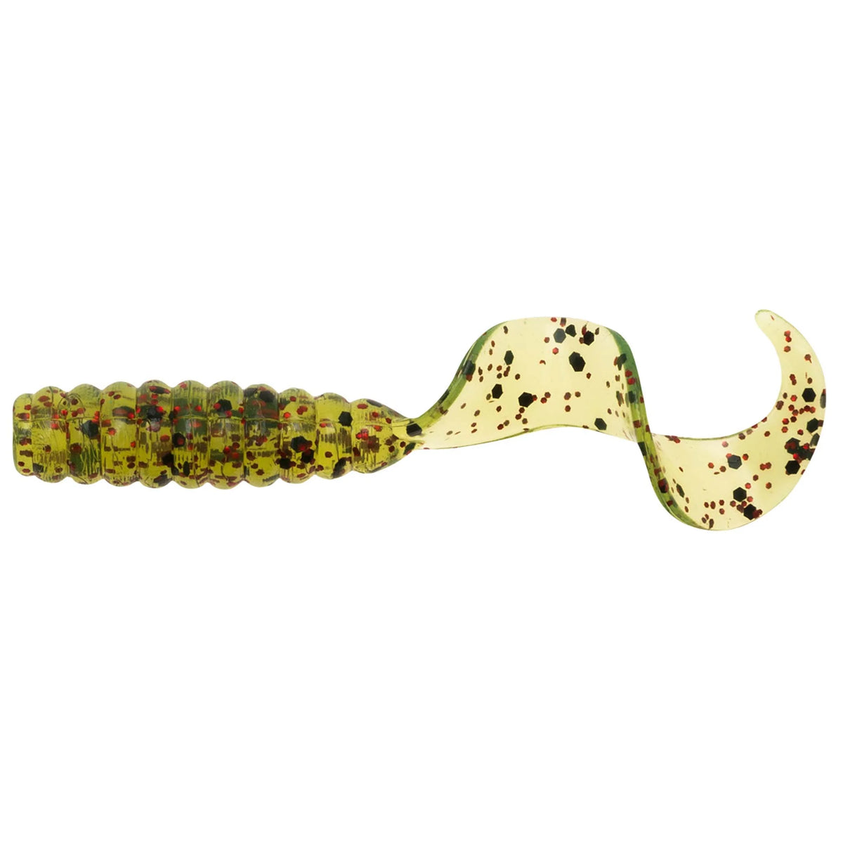ZMan GrubZ Soft Plastic Baits | 2.5 Inch | 1.91 Gm | 8 Pcs Per Pack | - FishermanshubWatermelon Red Flake