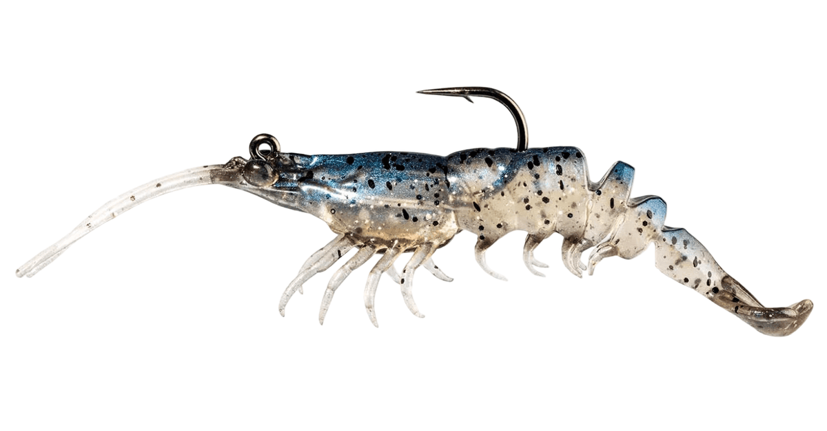 ZMan Prawn StarZ Soft Plastic Baits | 5 Inch | 1 Pc Per Pack | - FishermanshubWhite Shrimp