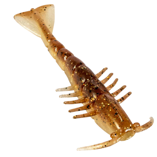 ZMan Salty Ned ShrimpZ Soft Plastic Baits | 2.5 Inch | 6 Pcs Per Pack | - FishermanshubRootbeer Gold