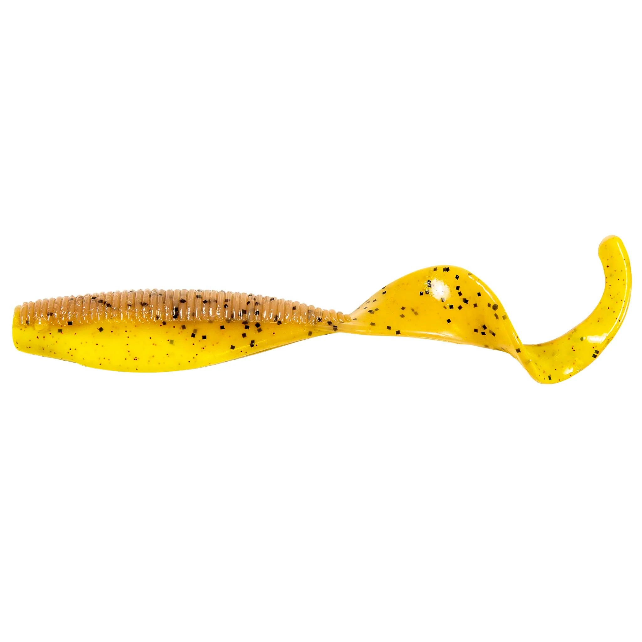 ZMan Scented Curly TailZ Soft Plastic Baits | 4 Inch | 5 Pcs Per Pack | - FishermanshubBruised Banana