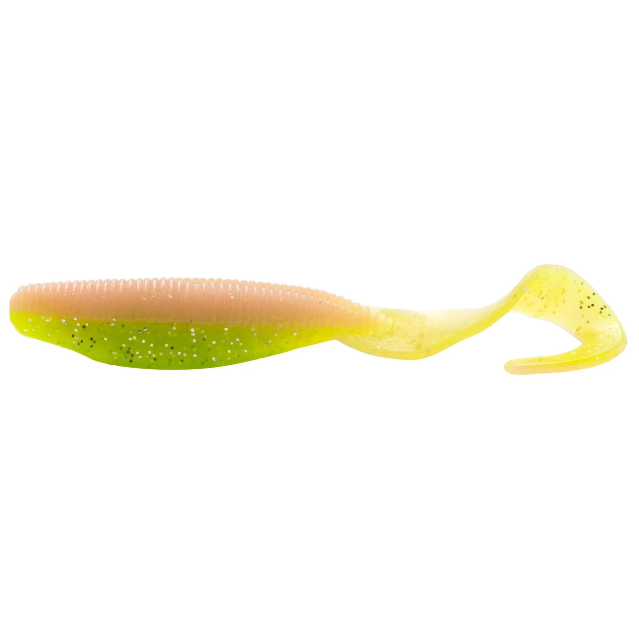 ZMan Scented Curly TailZ Soft Plastic Baits | 4 Inch | 5 Pcs Per Pack | - FishermanshubElectric Chicken