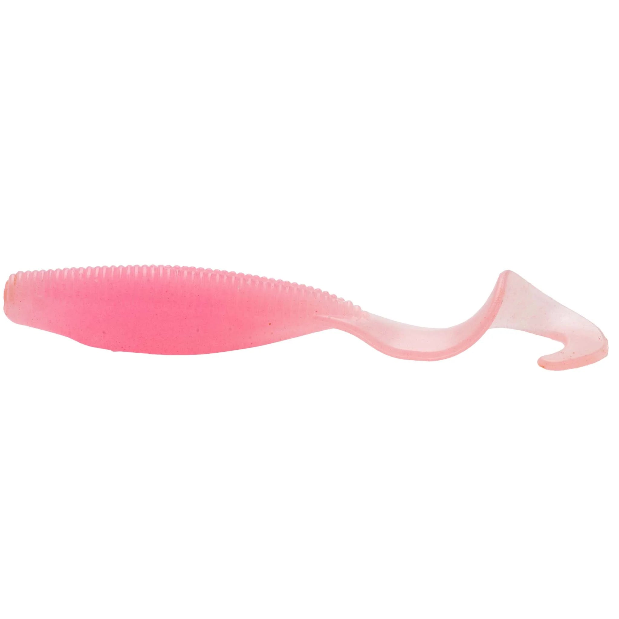 ZMan Scented Curly TailZ Soft Plastic Baits | 4 Inch | 5 Pcs Per Pack | - FishermanshubPink Glow