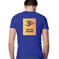 Men's Angling T-Shirt's |Im The Weapon Deep Sea Angler Fish | Round Neck | Short Sleeve | 2 Side Prints |