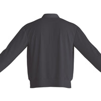 Men's Angling Bomber Jacket | Fishermanshub.com Logo Front| Long Sleeves | - FishermanshubCharcoal GreyS