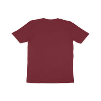 Kids Angling T-Shirt's |Fishing Vibes | Round Neck | Short Sleeve | - FishermanshubMaroon8