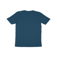 Kid's Angling T-Shirts - Fishermanshub.com Logo T-Shirt - Round Neck | Short Sleeve | - FishermanshubNavy Blue8