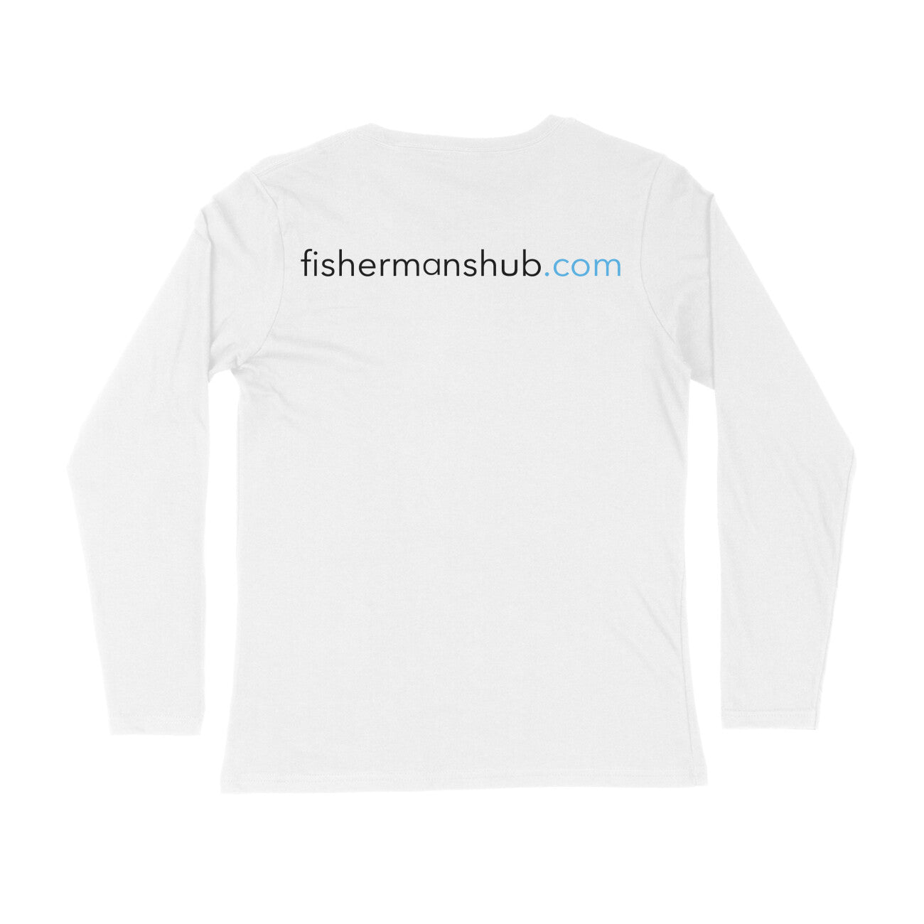 Men's Angling T-Shirt's | Rapala CrushCity Black & Red Logo Front , fishermanshub.com behind | Round Neck | Long Sleeves | White | - FishermanshubWhiteS