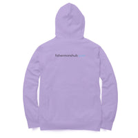 Men's / Woman's Angling Hoodie | Storm Logo Front, Fishermanshub.com Behind | Hoodie | - FishermanshubIris LavenderXS