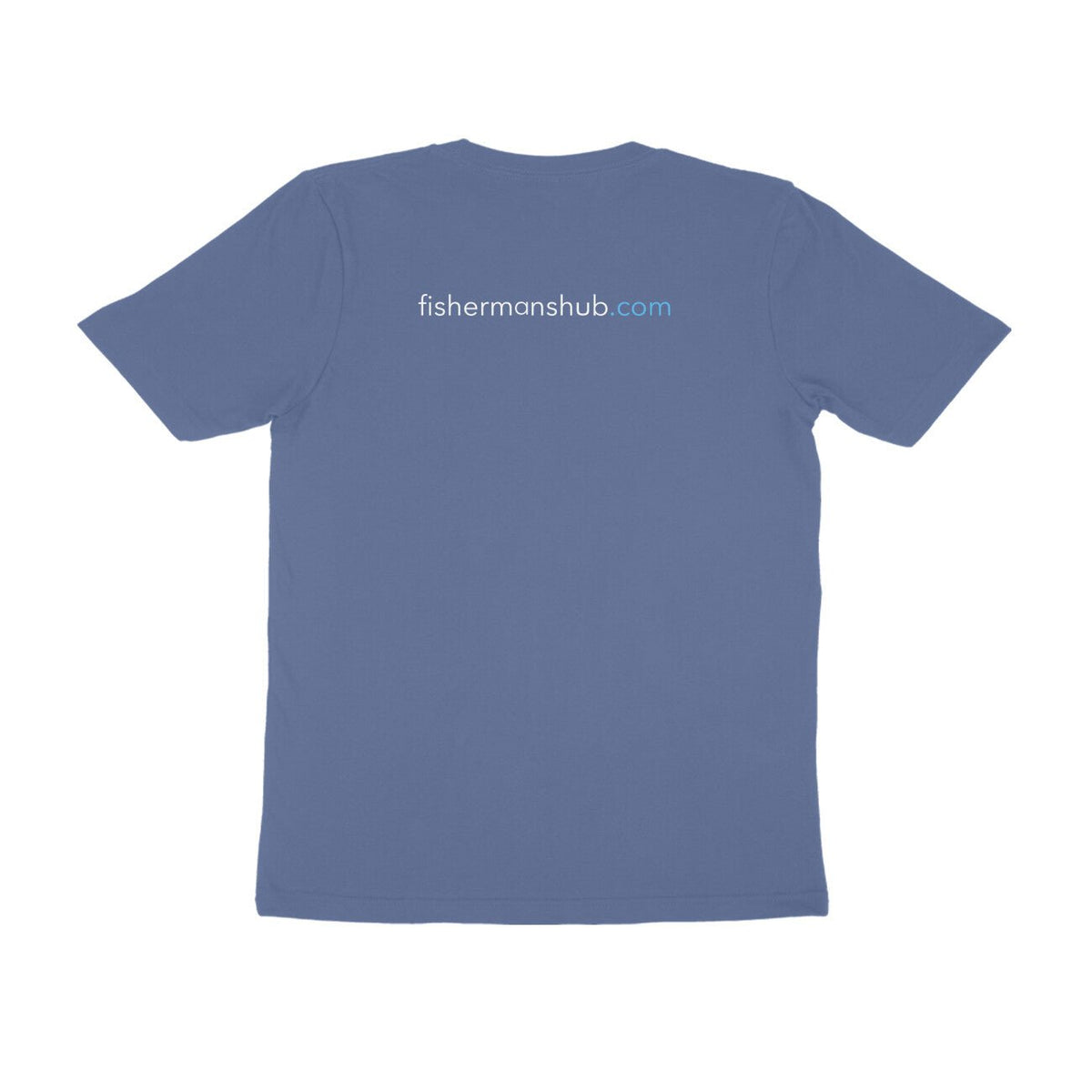 Men's Angling T-Shirt's | Williamson Logo Front , fishermanshub.com behind | Round Neck | Short Sleeves | - FishermanshubSmoke BlueS
