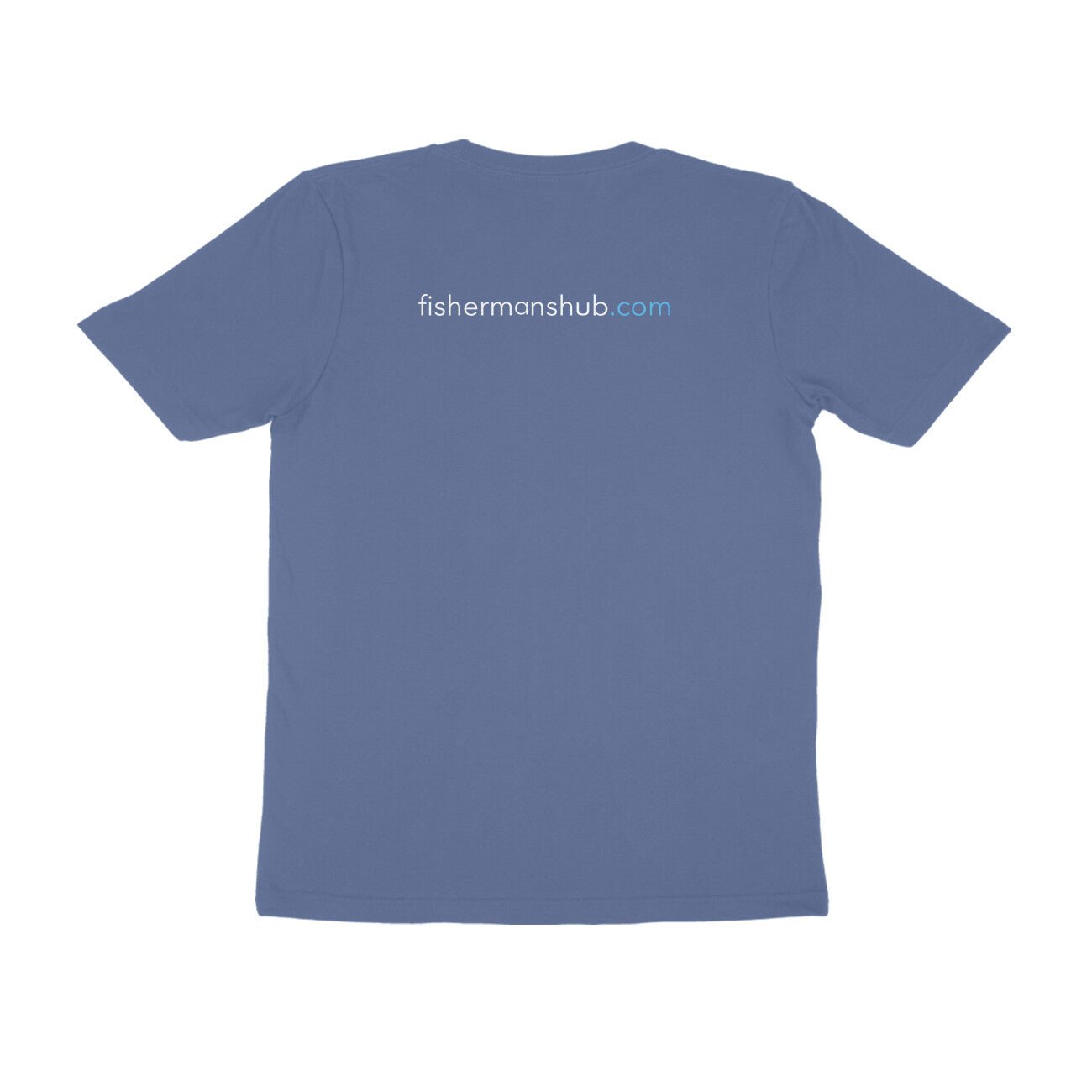 Men's Angling T-Shirt's | Williamson Logo Front , fishermanshub.com behind | Round Neck | Short Sleeves | - FishermanshubSmoke BlueS