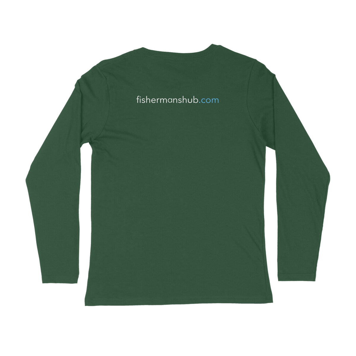 Men's Angling T-Shirt's | Williamson Logo Front , fishermanshub.com behind | Round Neck | Long Sleeves | - FishermanshubOlive GreenS