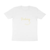 Men's Angling T-Shirt's - Lucky Fishing T-Shirt, Do Not Wash | Round Neck | Short Sleeves |