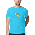 Men's Angling T-Shirt's | Sea Creatures Toon Series | Happy Sea Turtle | Round Neck | Short Sleeves |