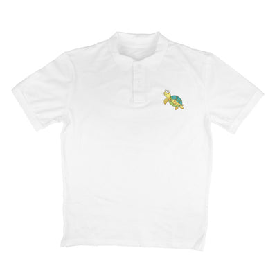 ஆண்கள் அங்கிலிங் போலோ சட்டு | கடல் உயிரியல் தொகுப்பு | மகிழ்ச்சியான கடல் ஆமை | போலோ சட்டுகள் |