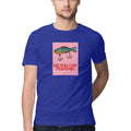 Men's Angling T-shirt's, Do You Like Fishing - Fishing Lure - Pink Patch, Round Neck, Short Sleeves