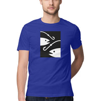 পুৰুষৰ এংলিং টি-চাৰ্টৰ | ২ মাছ ২ হুক | গোল ডিঙি | চুটি হাতৰ আঁচল |