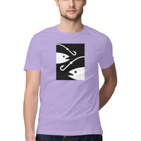 পুৰুষৰ এংলিং টি-চাৰ্টৰ | ২ মাছ ২ হুক | গোল ডিঙি | চুটি হাতৰ আঁচল |