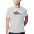 Men's Angling T-Shirts | Prawn Lure Colourful Shrimp| Round Neck | Short Sleeves |