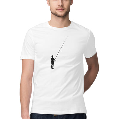 Men's Angling T-Shirts | The Lone Angler| Round Neck | Short Sleeves |