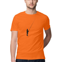 Men's Angling T-Shirts | The Lone Angler| Round Neck | Short Sleeves |