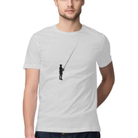 Men's Angling T-Shirts | The Lone Angler| Round Neck | Short Sleeves |