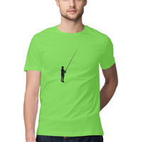 Men's Angling T-Shirts | The Lone Angler| Round Neck | Short Sleeves |