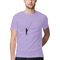 Men's Angling T-Shirts | The Lone Angler| Round Neck | Short Sleeves |
