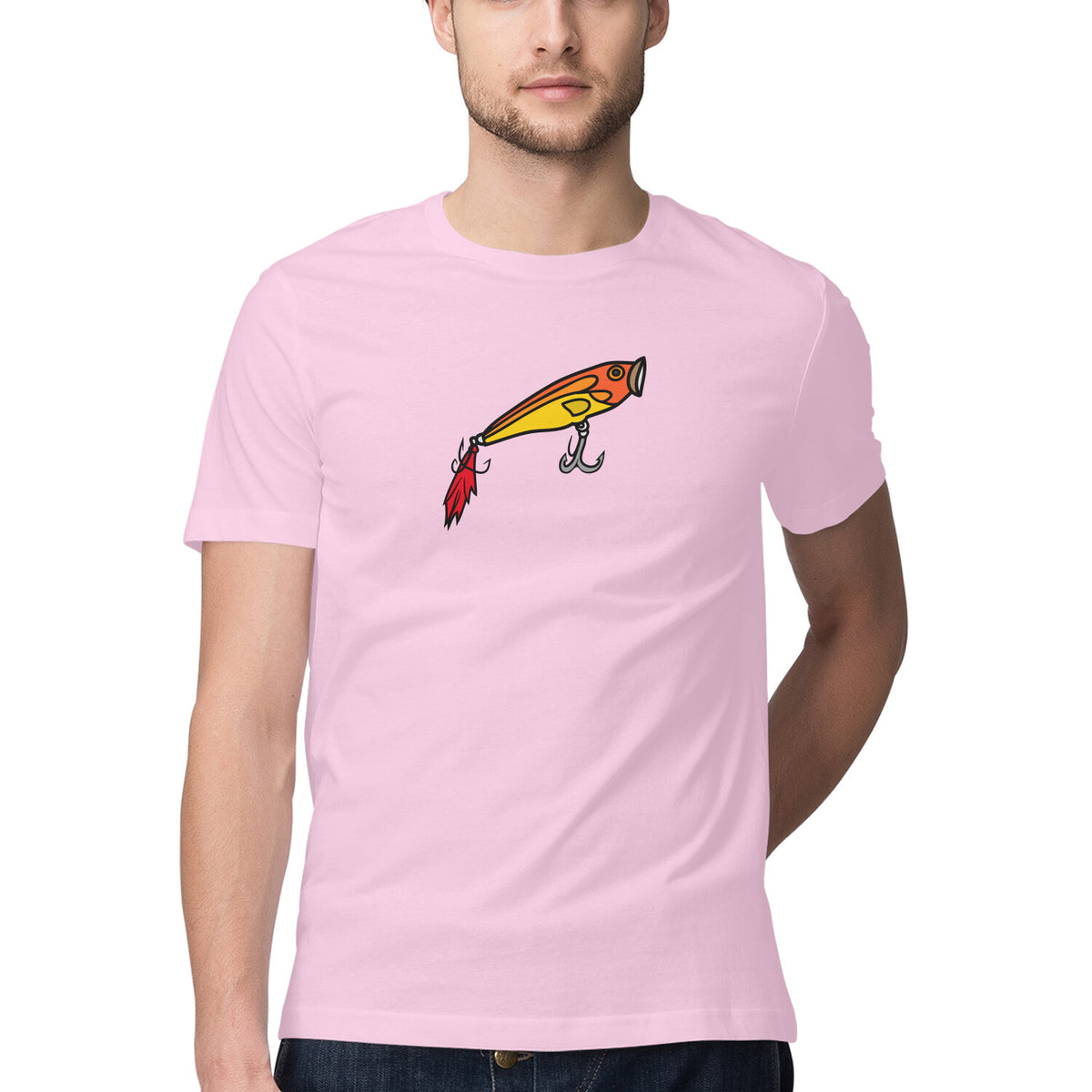 Men's Angling T-Shirts | The Popper| Round Neck | Short Sleeves |