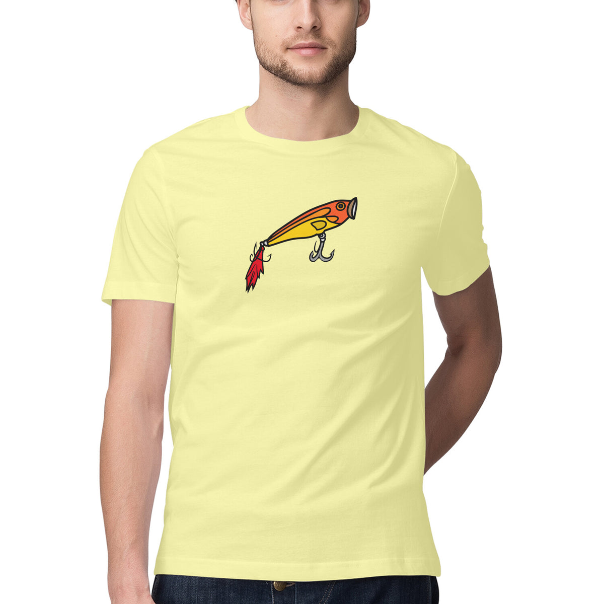 Men's Angling T-Shirts | The Popper| Round Neck | Short Sleeves |