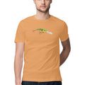 Men's Angling T-Shirt's |Front -Deep Diving Fire Tiger Lure | Back - Fishermanshub.com Logo | Round Neck | Short Sleeves |