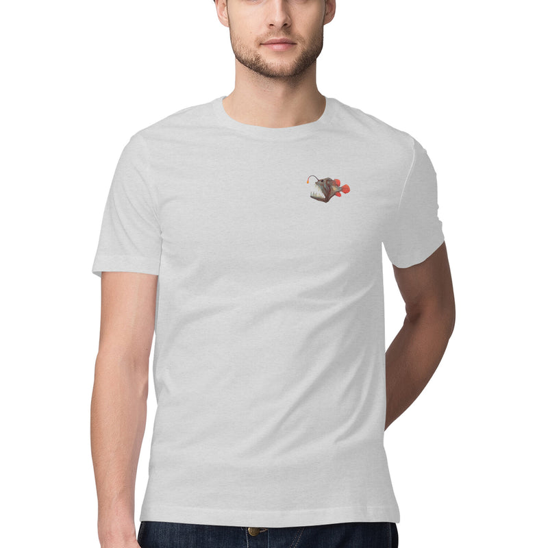 Men's Angling T-Shirt's |Im The Weapon Deep Sea Angler Fish | Round Neck | Short Sleeve | 2 Side Prints |