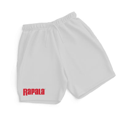 Fishermanshub Men's Angling Shorts| Rapala Red Logo Front| shorts | - FishermanshubWhiteS