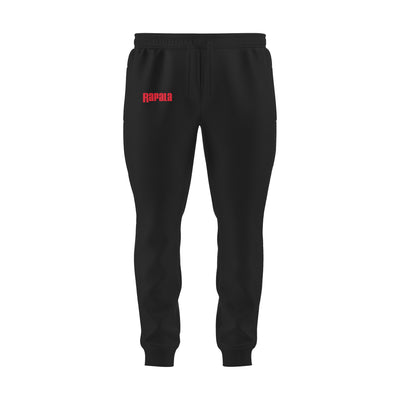 Fishermanshub Men's Angling Joggers| Rapala Red Logo Front| Joggers| - FishermanshubBlackS