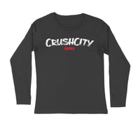 Men's Angling T-Shirt's | Rapala CrushCity White & Red Logo Front , fishermanshub.com behind | Round Neck | Long Sleeves | Black | - FishermanshubBlackS