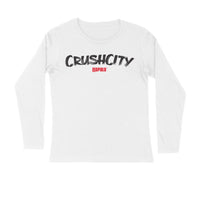 Men's Angling T-Shirt's | Rapala CrushCity Black & Red Logo Front , fishermanshub.com behind | Round Neck | Long Sleeves | White | - FishermanshubWhiteS