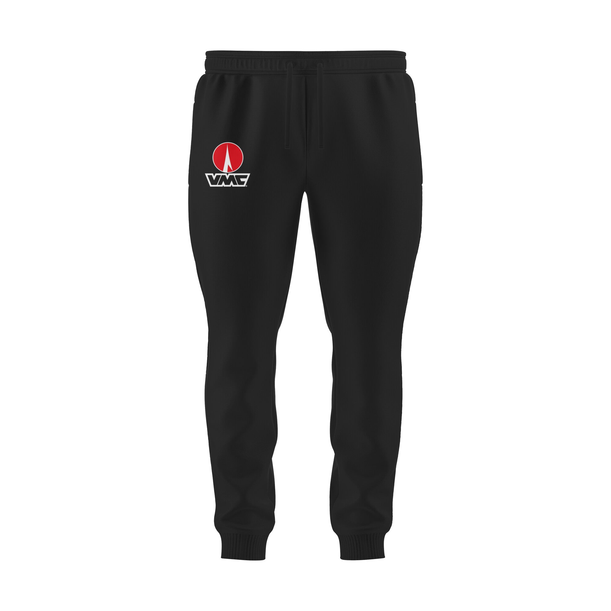 Fishermanshub Men's Angling Joggers | VMC Logo Front | Joggers | - FishermanshubBlackS