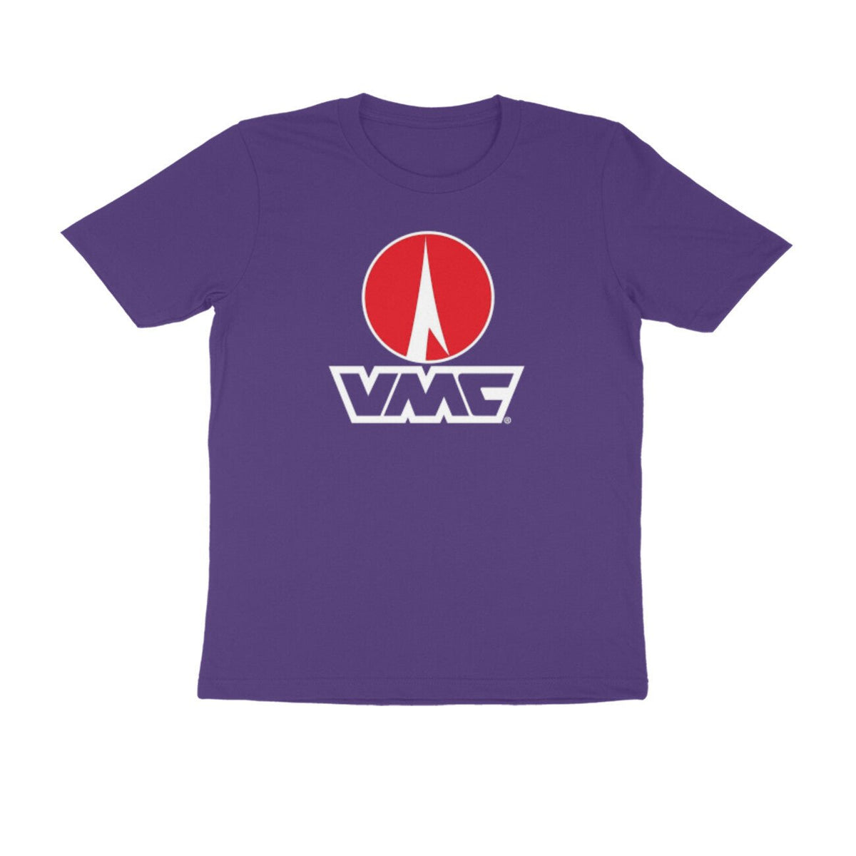 Men's Angling T-Shirt's | VMC Logo Front , fishermanshub.com behind | Round Neck | Short Sleeves | - FishermanshubPurple5XL