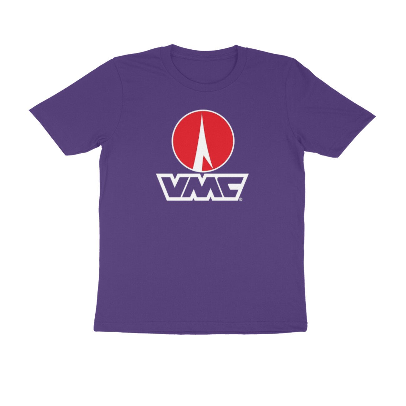 Men's Angling T-Shirt's | VMC Logo Front , fishermanshub.com behind | Round Neck | Short Sleeves | - FishermanshubPurple5XL