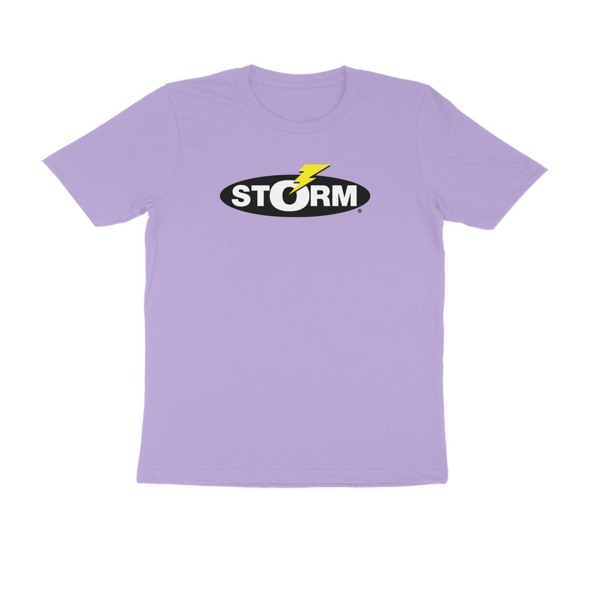 Men's Angling T-Shirt's | Storm Logo Front , fishermanshub.com behind | Round Neck | Short Sleeves | - FishermanshubIris LavenderS