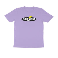 Men's Angling T-Shirt's | Storm Logo Front , fishermanshub.com behind | Round Neck | Short Sleeves | - FishermanshubIris LavenderS