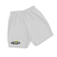 Fishermanshub Men's Angling Shorts | Storm Logo Front | Shorts | White | - FishermanshubWhiteS