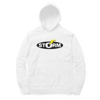 Men's / Woman's Angling Hoodie | Storm Logo Front, Fishermanshub.com Behind | Hoodie | - FishermanshubWhiteL